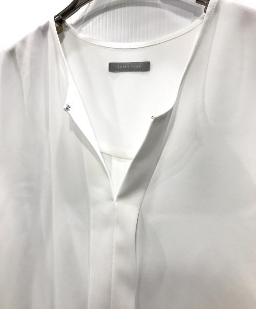 theory luxe（セオリーリュクス）theory luxe (セオリーリュクス) ウォッシャブル プルオーバー ブラウス ホワイト サイズ:Lの古着・服飾アイテム