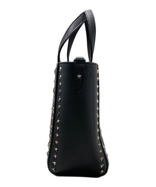 JIMMY CHOO（ジミーチュウ）JIMMY CHOO (ジミーチュウ) ペガシ スタッズ2WAYバッグ ブラックの古着・服飾アイテム