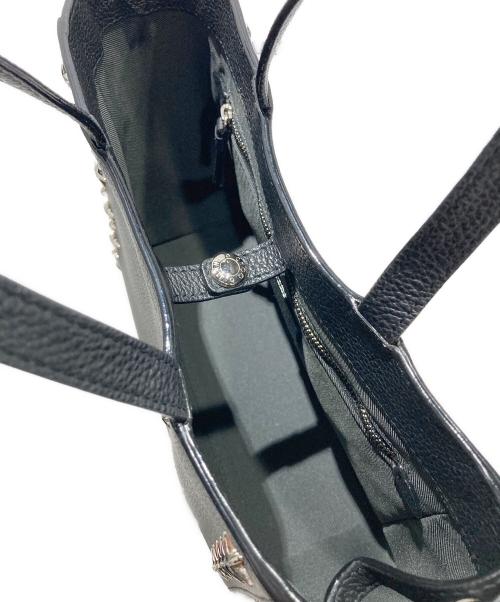 JIMMY CHOO（ジミーチュウ）JIMMY CHOO (ジミーチュウ) ペガシ スタッズ2WAYバッグ ブラックの古着・服飾アイテム