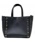 JIMMY CHOO (ジミーチュウ) ペガシ スタッズ2WAYバッグ ブラック：33000円