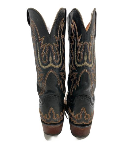 1883 by lucchese（1883 バイ ルケーシー）1883 by lucchese (1883 バイ ルケーシー) ウェスタンブーツ ブラック サイズ:6　1/2Ｂの古着・服飾アイテム