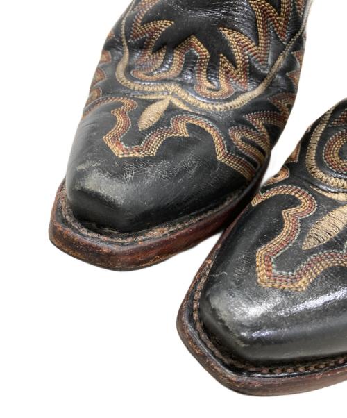 1883 by lucchese（1883 バイ ルケーシー）1883 by lucchese (1883 バイ ルケーシー) ウェスタンブーツ ブラック サイズ:6　1/2Ｂの古着・服飾アイテム