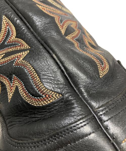 1883 by lucchese（1883 バイ ルケーシー）1883 by lucchese (1883 バイ ルケーシー) ウェスタンブーツ ブラック サイズ:6　1/2Ｂの古着・服飾アイテム