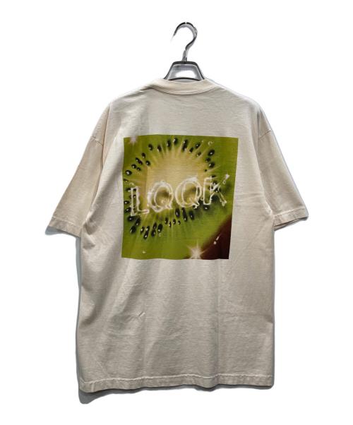 LQQK STUDIO（ルックスタジオ）LQQK STUDIO (ルックスタジオ) KIWI FRUIT TEE ベージュ サイズ:Ｍの古着・服飾アイテム
