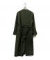 IENA (イエナ) ウールツイルラップコート グリーン サイズ:S：7000円