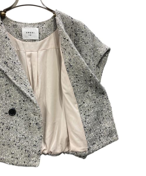 Ameri（アメリ）AMERI (アメリ) LADY LIKE TWEED SET UP ベージュ サイズ:Ｍ 未使用品の古着・服飾アイテム