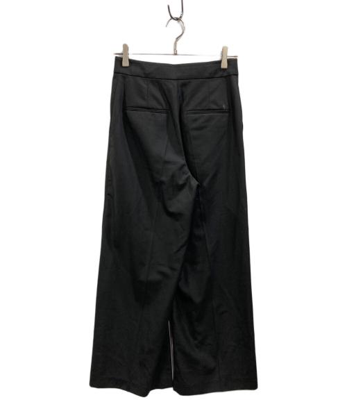 Adam et Rope（アダム エ ロペ）Adam et Rope (アダム エ ロペ) フォルドウエストスラックス ブラック サイズ:36の古着・服飾アイテム