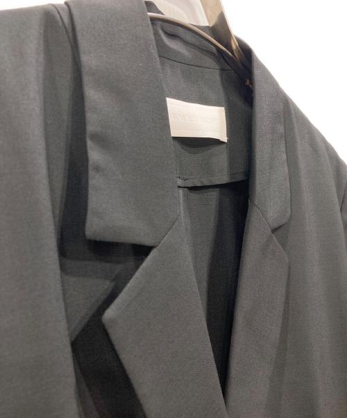 Adam et Rope（アダム エ ロペ）Adam et Rope (アダム エ ロペ) ハーフスリーブテーラードジャケット ブラック サイズ:Fの古着・服飾アイテム