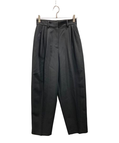 sante by ETRE（サンテ バイ エトレ）sante by ETRE (サンテ バイ エトレ) タックワイドテーパードパンツ ブラック サイズ:M 未使用品の古着・服飾アイテム