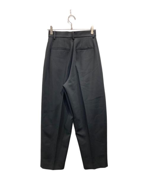 sante by ETRE（サンテ バイ エトレ）sante by ETRE (サンテ バイ エトレ) タックワイドテーパードパンツ ブラック サイズ:M 未使用品の古着・服飾アイテム