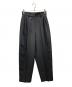 sante by ETRE（サンテ バイ エトレ）の古着「タックワイドテーパードパンツ」｜ブラック