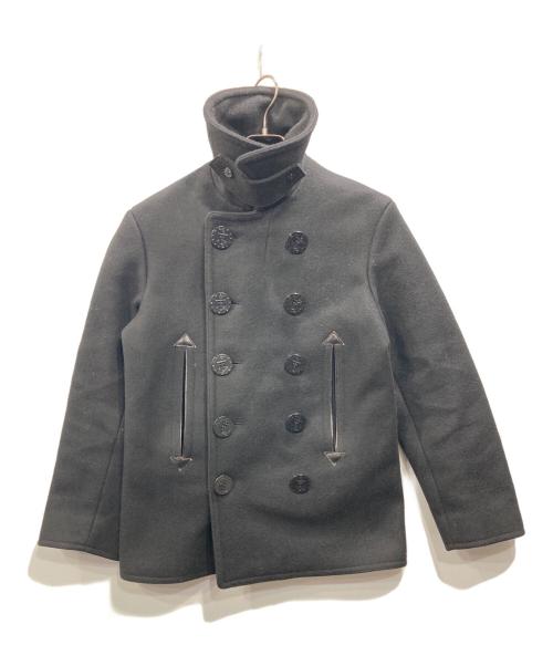 BUZZ RICKSON'S（バズリクソンズ）BUZZ RICKSON'S (バズリクソンズ) メルトンPコート ブラック サイズ:36の古着・服飾アイテム