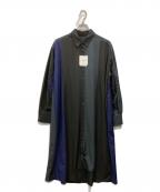 OSMOSISオズモーシス）の古着「シャツワンピース」｜ブラック