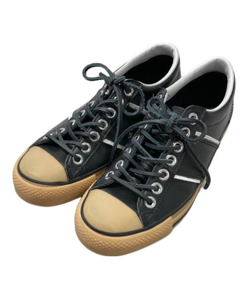 chausser（ショセ）chausser (ショセ) LEATHER SNEAKER ブラック サイズ:41の古着・服飾アイテム