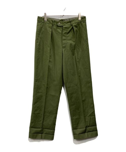 Swedish Army（スウェーデン軍）Swedish Army (スウェーデン軍) ユーティリティパンツ グリーン サイズ:不明の古着・服飾アイテム