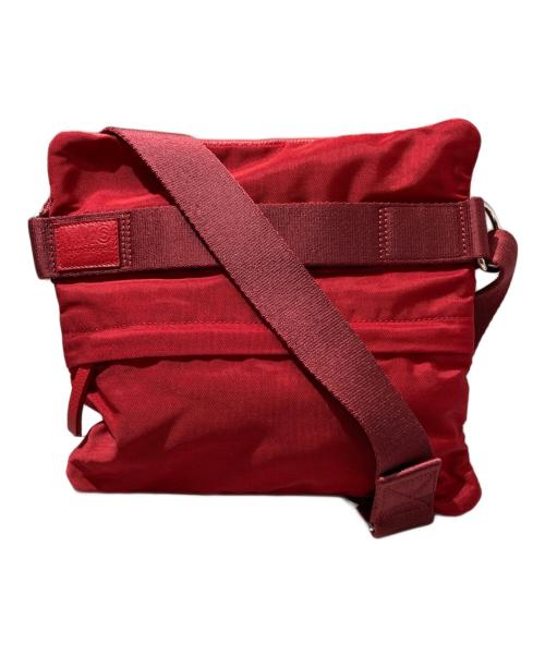 MM6 Maison Margiela（エムエムシックスメゾンマルジェラ）MM6 Maison Margiela (エムエムシックス メゾンマルジェラ) ショルダーバッグ レッドの古着・服飾アイテム