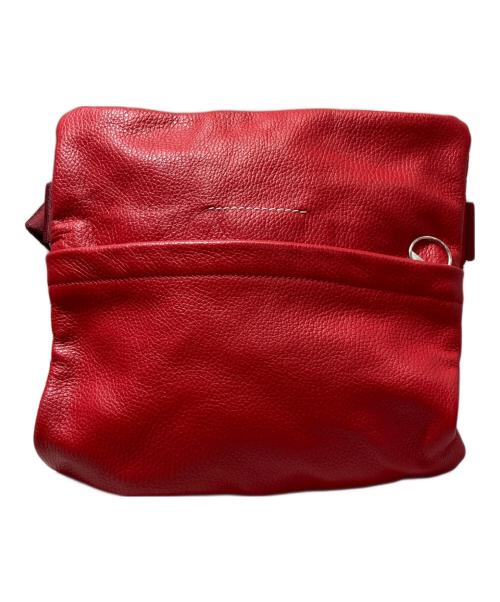 MM6 Maison Margiela（エムエムシックスメゾンマルジェラ）MM6 Maison Margiela (エムエムシックス メゾンマルジェラ) ショルダーバッグ レッドの古着・服飾アイテム
