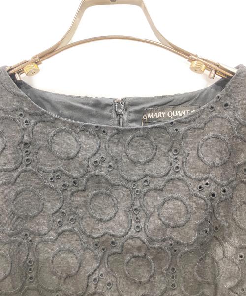 MARY QUANT（マリークヮント）MARY QUANT (マリークヮント) 総柄ワンピース ブラック サイズ:38の古着・服飾アイテム