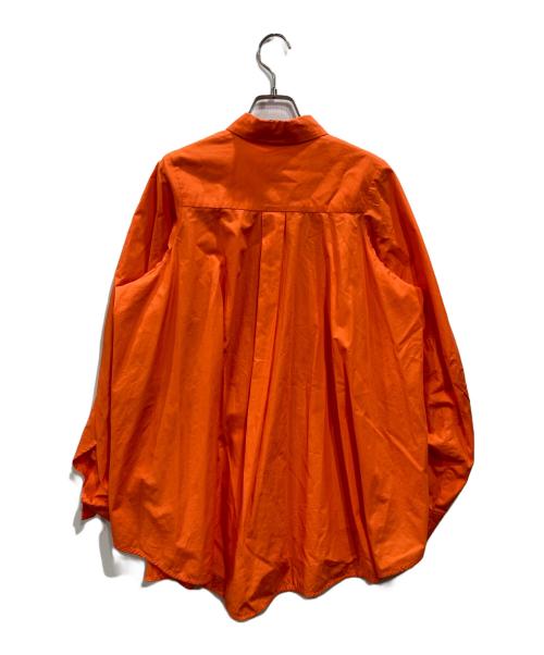 ENFOLD（エンフォルド）ENFOLD (エンフォルド) FLARE VOLUME-ARM SHIRT オレンジ サイズ:38の古着・服飾アイテム