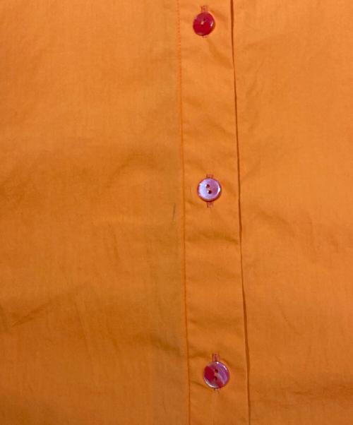 ENFOLD（エンフォルド）ENFOLD (エンフォルド) FLARE VOLUME-ARM SHIRT オレンジ サイズ:38の古着・服飾アイテム