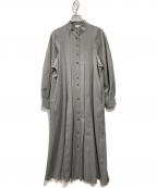 ENFOLDエンフォルド）の古着「サーキュラードレス」｜グレー