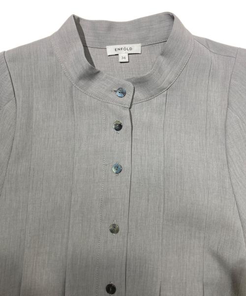 ENFOLD（エンフォルド）ENFOLD (エンフォルド) サーキュラードレス グレー サイズ:36の古着・服飾アイテム