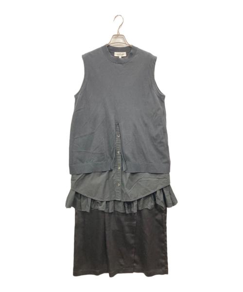 ENFOLD（エンフォルド）ENFOLD (エンフォルド) TANK TOP DRESS ブラック サイズ:38の古着・服飾アイテム