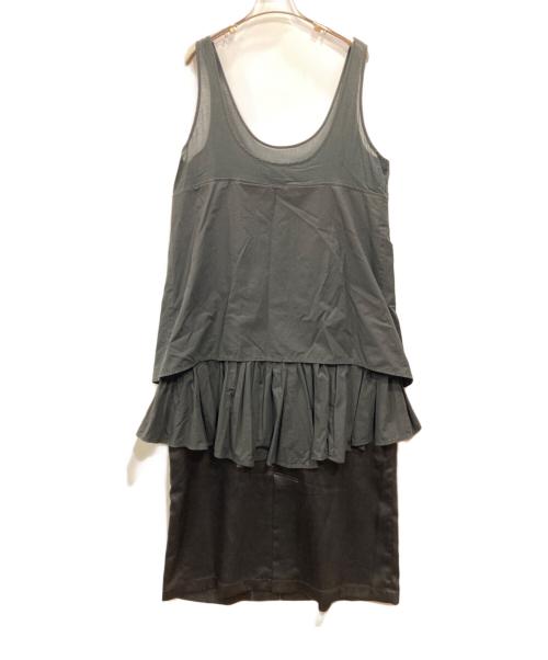 ENFOLD（エンフォルド）ENFOLD (エンフォルド) TANK TOP DRESS ブラック サイズ:38の古着・服飾アイテム