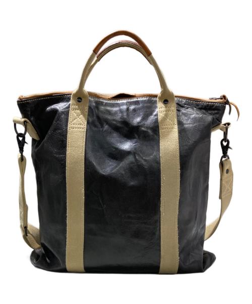 TOYS MCCOY（トイズマッコイ）TOYS MCCOY (トイズマッコイ) レザーヘルメットバッグ ブラックの古着・服飾アイテム