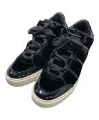 ERMENEGILDO ZEGNAエルメネジルド・ゼニア）の古着「ハイカットベロアスニーカー」｜ブラック