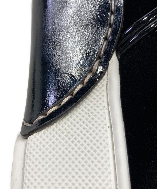 ERMENEGILDO ZEGNA（エルメネジルド・ゼニア）ERMENEGILDO ZEGNA (エルメネジルド・ゼニア) ハイカットベロアスニーカー ブラック サイズ:7 1/2の古着・服飾アイテム