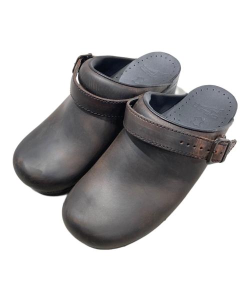 dansko（ダンスコ）dansko (ダンスコ) サボサンダル ブラウン サイズ:39の古着・服飾アイテム