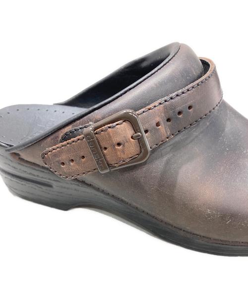 dansko（ダンスコ）dansko (ダンスコ) サボサンダル ブラウン サイズ:39の古着・服飾アイテム