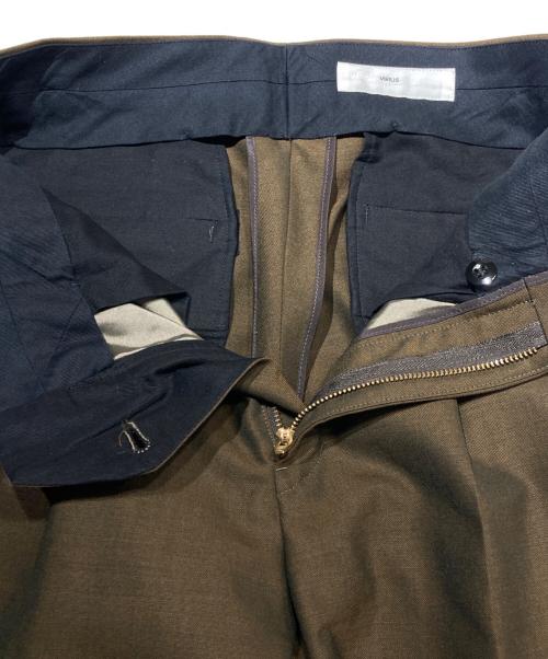 TOGA VIRILIS（トーガ ビリリース）TOGA VIRILIS (トーガ ビリリース) サイドメタルシンチバックスラックス ブラウン サイズ:44の古着・服飾アイテム