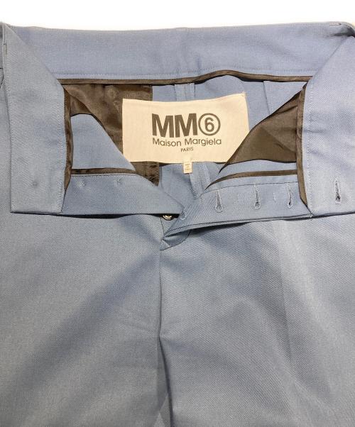 MM6 Maison Margiela（エムエムシックスメゾンマルジェラ）MM6 Maison Margiela (エムエムシックスメゾンマルジェラ) トラウザーパンツ ブルー サイズ:40の古着・服飾アイテム