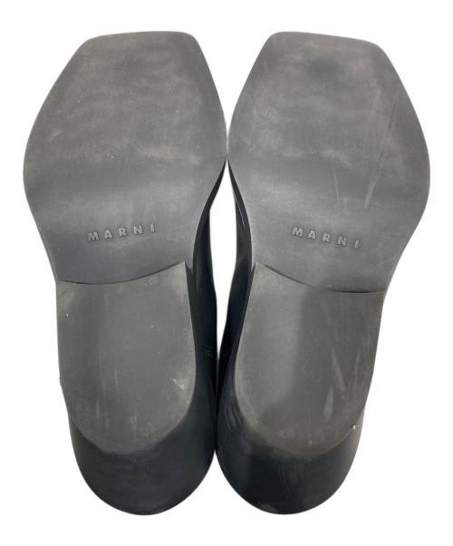 MARNI（マルニ）MARNI (マルニ) スクエアトゥブーツ ブラック サイズ:42の古着・服飾アイテム