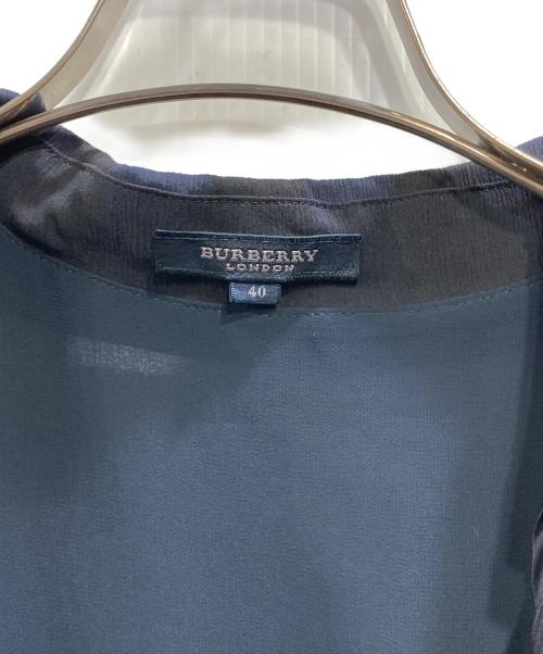 BURBERRY LONDON（バーバリーロンドン）BURBERRY LONDON (バーバリーロンドン) ブラウスワンピース ネイビー サイズ:Lの古着・服飾アイテム