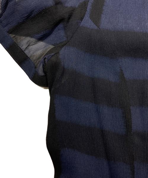 BURBERRY LONDON（バーバリーロンドン）BURBERRY LONDON (バーバリーロンドン) ブラウスワンピース ネイビー サイズ:Lの古着・服飾アイテム