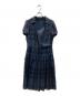 BURBERRY LONDON（バーバリーロンドン）の古着「ブラウスワンピース」｜ネイビー