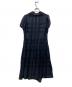 BURBERRY LONDON (バーバリーロンドン) ブラウスワンピース ネイビー サイズ:L：5000円