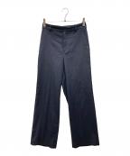 23区ニジュウサンク）の古着「アイアスマットストレッチ セミワイド パンツ」｜ブラック