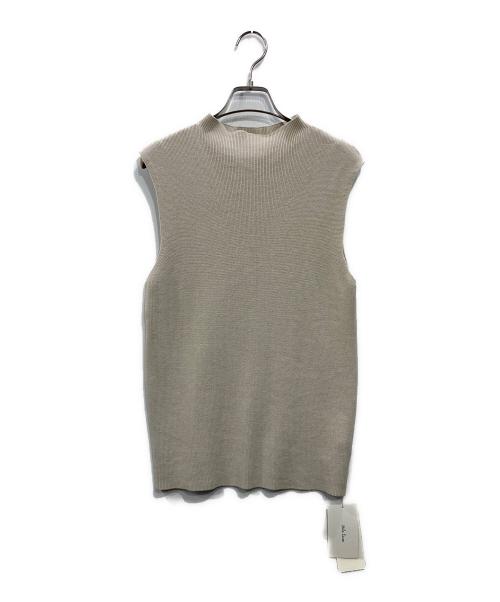 Mila Owen（ミラオーウェン）Mila Owen (ミラオーウェン) ハイネックニットドッキングワッシャーワンピ ベージュ サイズ:Sの古着・服飾アイテム