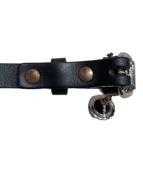 Vivienne Westwood（ヴィヴィアンウエストウッド）Vivienne Westwood (ヴィヴィアンウエストウッド) レザーチョーカー ブラックの古着・服飾アイテム