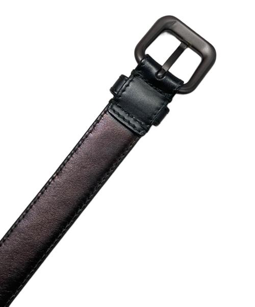 BOTTEGA VENETA（ボッテガベネタ）BOTTEGA VENETA (ボッテガベネタ) イントレチャートレザーベルト ブラック サイズ:95CM38INの古着・服飾アイテム