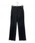 THE SHINZONE（ザ シンゾーン）の古着「CENTER PRESS PANTS」｜ブラック