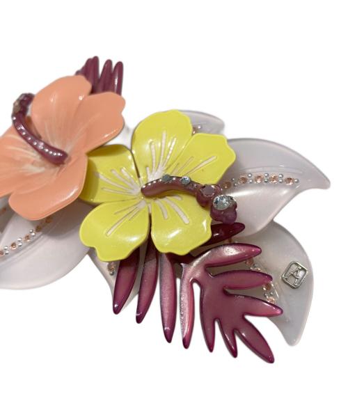 ALEXANDRE de Paris（アレクサンドルドゥパリ）ALEXANDRE DE PARIS (アレクサンドルドゥパリ) ヘアクリップ マルチカラーの古着・服飾アイテム