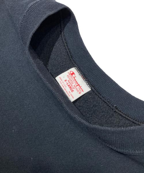 Champion REVERSE WEAVE（チャンピオン リバース ウィーブ）Champion REVERSE WEAVE (チャンピオン リバース ウィーブ) 復刻クルーネックスウェット ブラック サイズ:XLの古着・服飾アイテム