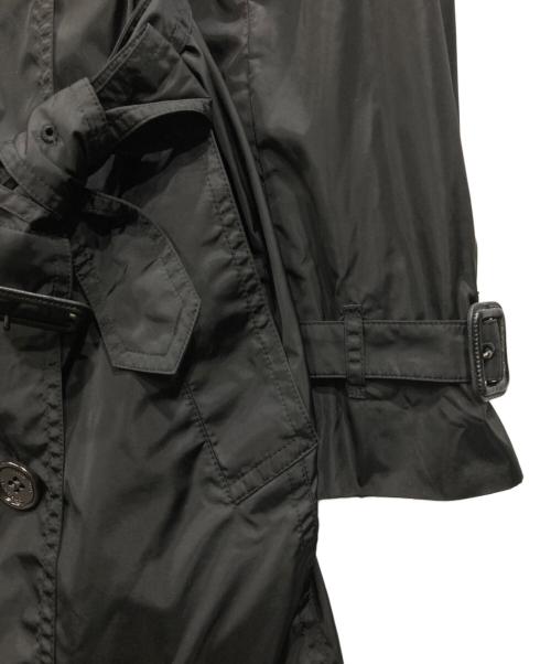 BURBERRY LONDON（バーバリーロンドン）BURBERRY LONDON (バーバリーロンドン) ナイロントレンチコート ブラック サイズ:40の古着・服飾アイテム