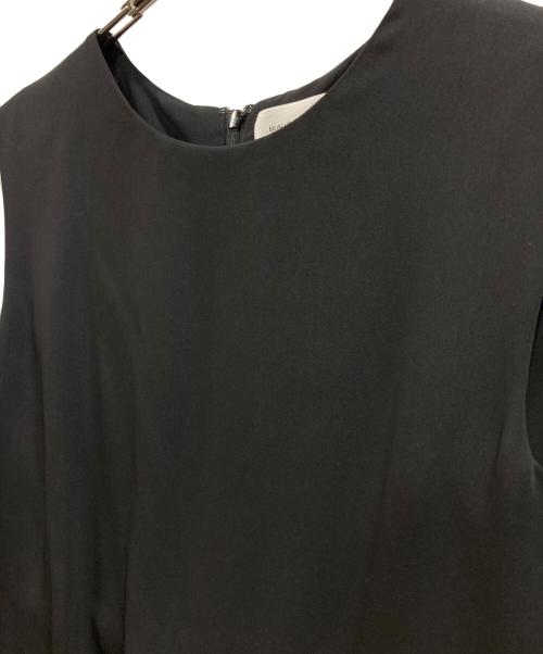 BEAUTY&YOUTH（ビューティーアンドユース）BEAUTY&YOUTH (ビューティーアンドユース) ダブルクロスワイドノースリーブオールインワン ブラック サイズ:Ｍの古着・服飾アイテム