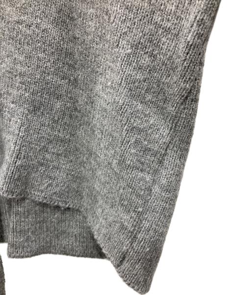 COMME des GARCONS GIRL（コムデギャルソンガール）COMME des GARCONS GIRL (コムデギャルソンガール) ボウタイニットカーディガン グレー サイズ:Mの古着・服飾アイテム